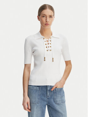 MICHAEL Michael Kors MICHAEL Michael Kors Bluse MS661FZ5ZV Weiß Slim Fit