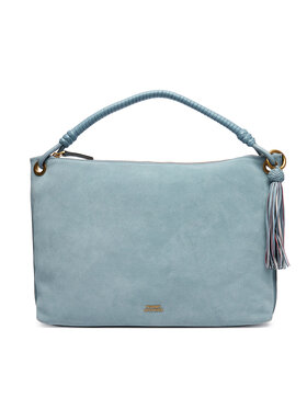 Tommy Hilfiger Tommy Hilfiger Soma Th Statement Leather Bag Suede AW0AW18402 Gaiši zils