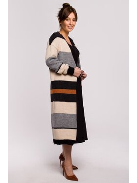 BeWear BeWear Kardigan bk055 Szary Baggy Fit
