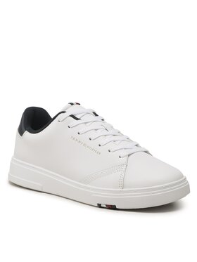 Tommy Hilfiger Tommy Hilfiger Sneakersy Elevated Rbw Cupsole Leather FM0FM04487 Bílá
