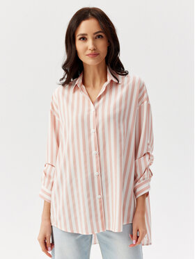 Roco Fashion Roco Fashion Bluzka Nadia Różowy Relaxed Fit