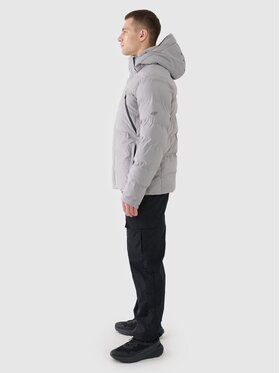4F 4F Kurtka puchowa 4FWAW24TDJAM512-25S Szary Regular Fit