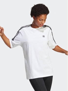 adidas adidas Majica Adicolor Classics Oversized T-Shirt IB7451 Bela Relaxed Fit