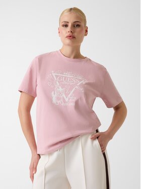 Guess Guess T-Shirt 182753 Różowy Classic Fit