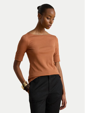 LAUREN RALPH LAUREN LAUREN RALPH LAUREN Bluzka Judy 200654963505 Pomarańczowy Slim Fit