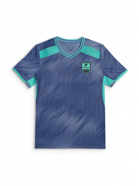 4F 4F Koszulka techniczna FOOTBALL Granatowy Regular Fit