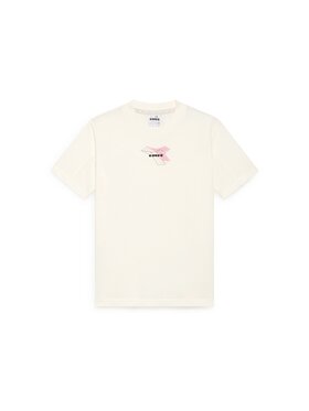 Diadora Diadora T-Shirt L. T- SHIRT SS ESS. SPORTS Biały Regular Fit