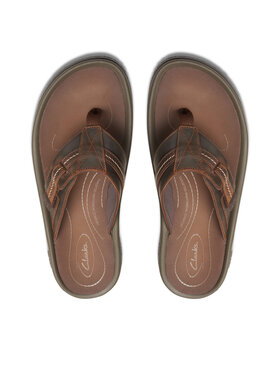 Clarks Clarks Žabky Wesley Sun 26176987 Hnědá