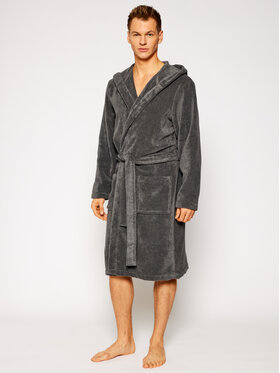 Tommy Hilfiger Tommy Hilfiger Chalatas Icon Hooded Bathrobe 2S87905573 Pilka
