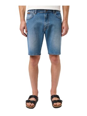 Wrangler Wrangler Szorty jeansowe 112350658 Niebieski Regular Fit
