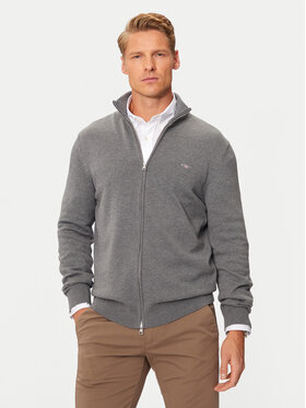 Gant Gant Светр 8030164 Сірий Regular Fit