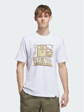 adidas adidas T-Shirt 165402 Biały Regular Fit
