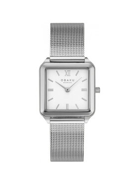 Obaku Obaku Hodinky V309LXCWMC Strieborná