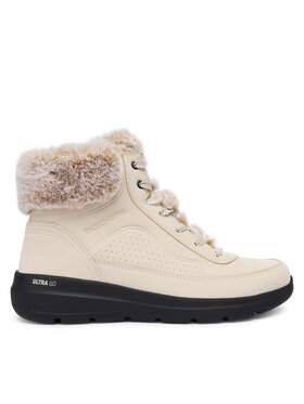 Skechers Skechers Īsie zābaki Glacial Ultra 144199/NTBK Bēšs