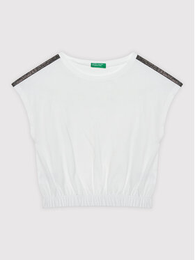 United Colors Of Benetton United Colors Of Benetton T-shirt 3I1XC102T Bijela Regular Fit