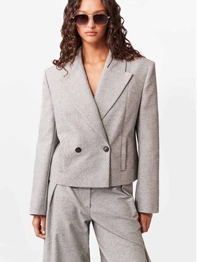 La Mania La Mania Marynarka DAAN Szary Basic Fit