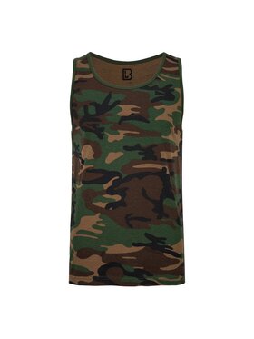 Brandit Brandit Tank top 4210 Zielony Regular Fit