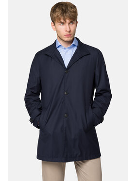 Lancerto Lancerto Płaszcz przejściowy Calvia PC131223000009 Granatowy Regular Fit