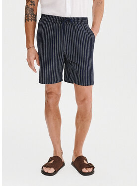Pako Lorente Pako Lorente Szorty materiałowe P25SF-WS-001 Granatowy Classic Fit
