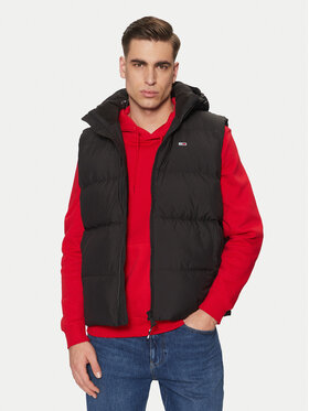 Tommy Jeans Tommy Jeans Telovnik Essential DM0DM20465 Črna Regular Fit