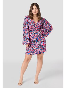LAURELLA LAURELLA Sukienka letnia Laurella 4VA032510 Różowy Regular Fit