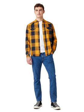 Wrangler Wrangler Jeansy Larston Niebieski Slim Fit