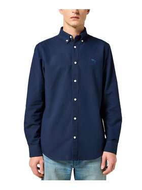Wrangler Wrangler Koszula 112357241 Granatowy Regular Fit