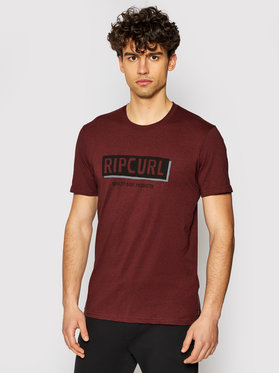 Rip Curl Rip Curl T-Shirt Boxed CTERK9 Dunkelrot Standard Fit