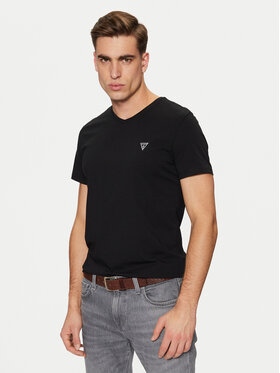 Guess Guess T-Shirt U97M01 KCD31 Černá Slim Fit