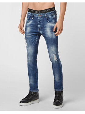 PHILIPP PLEIN PHILIPP PLEIN Džínsy 10359 Svetlo modrá Skinny Fit