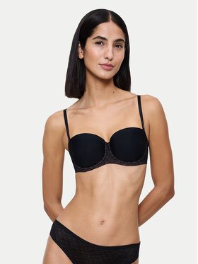 Triumph Triumph Biustonosz bardotka Signature Sheer 10224861 Czarny