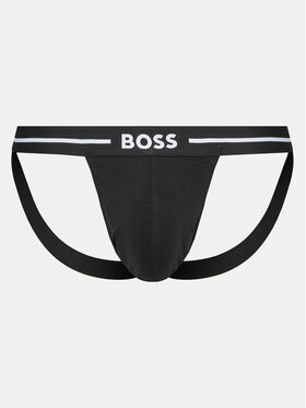 Boss Set 3 Parov Slipov Jock Strap 50517823 Črna