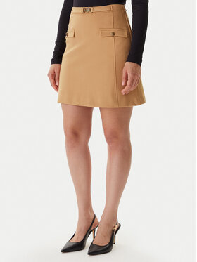 Guess Guess Trapézová sukňa W5BD61 KCMU2 Béžová Regular Fit