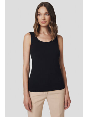 Lancerto Lancerto Top Cynthia TS073225000004 Czarny Slim Fit