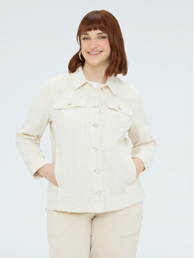 Fiorella Rubino Fiorella Rubino Koszula 5403T001468N002 Kremowy Regular Fit