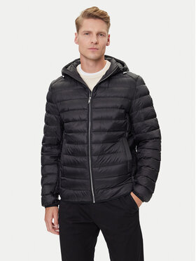 BOSS BOSS Пухено яке H-Dimeo 50540450 Черен Regular Fit