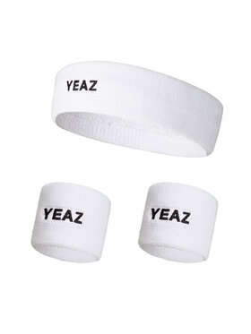 Yeaz Yeaz Zestaw frotek na rękę FAME Schweißbänder-Set Biały
