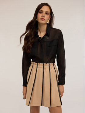 Motivi Motivi Koszula 5268Q000862N033 Czarny Regular Fit