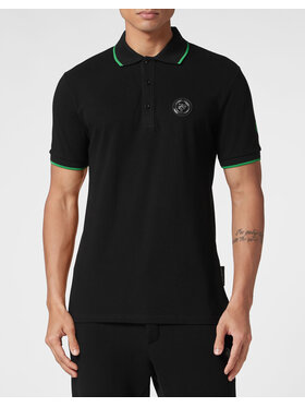 Plein Sport Plein Sport Polo 641 Czarny Slim Fit