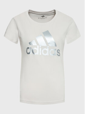 adidas adidas T-shirt Essentials Logo HL2032 Beige Regular Fit