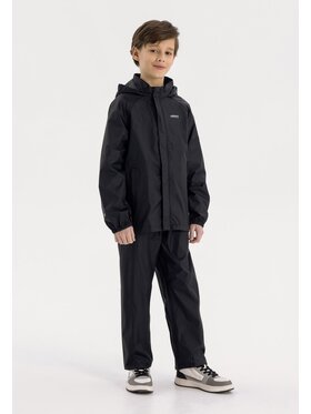 minoti minoti Spodnie przeciwdeszczowe 27KMPANT1 Czarny Regular Fit