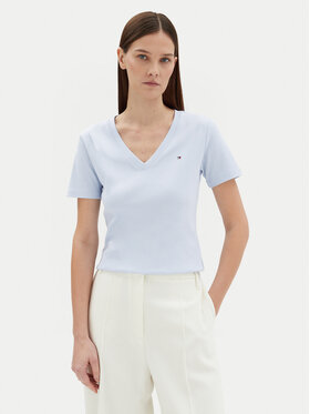 Tommy Hilfiger Tommy Hilfiger Tricou New Cody WW0WW40584 Albastru celest Slim Fit