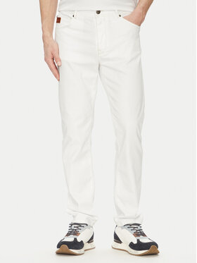 Aeronautica Militare Aeronautica Militare Pantaloni din material 251PJ205CT3551 Alb Regular Fit