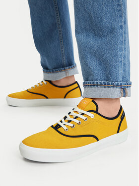 Tommy Hilfiger Tommy Hilfiger Гуменки Th Vulc Cup Long Lace Canvas FM0FM05874 Жълт