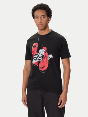 HUGO HUGO T-särk Diboxer 50542560 Must Regular Fit