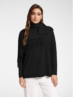 Elena Mirò Elena Mirò Sweter M469Z000602N033 Czarny Regular Fit