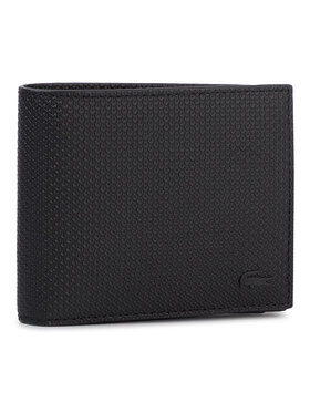 Lacoste Lacoste Velika moška denarnica Billfold Zip Case NH2826CE Črna