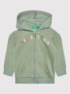 United Colors Of Benetton United Colors Of Benetton Bluza 39M2C5002 Zielony Regular Fit