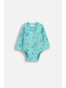Coccodrillo Coccodrillo Dětské body WC5112602DBN-013 Tyrkysová Regular Fit