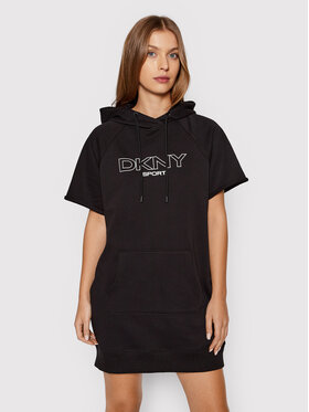 DKNY Sport DKNY Sport Трикотажна сукня DP1D4601 Чорний Regular Fit